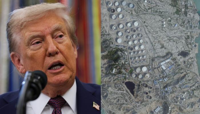  امریکی افواج نے ایران کے خارگ جزیرے اور فوجی اہداف پر تاریخ کے طاقتور ترین حملے کیے،ٹرمپ