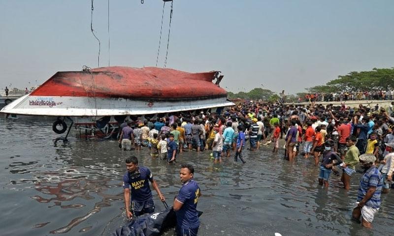 بنگلہ دیش میں کشتی کو حادثہ ، 21 مسافر جان بحق