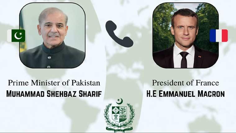  وزیر اعظم سےایمانوئل میکرون کا رابطہ،مشرق وسطیٰ میں جنگ بندی اورثالثی پر پاکستان کی تعریف