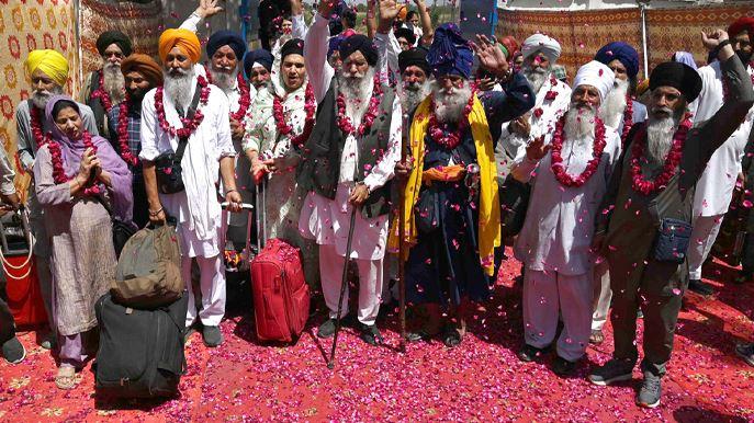 Over 2,700 Indian Sikh pilgrims arrive in Pakistan via Wagah to attend Baisakhi Festival