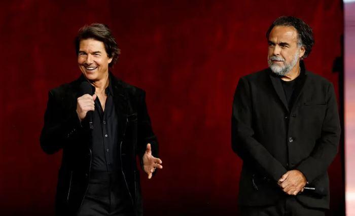 Tom Cruise touts ‘wild’ dark comedy ‘Digger’ to theater owners