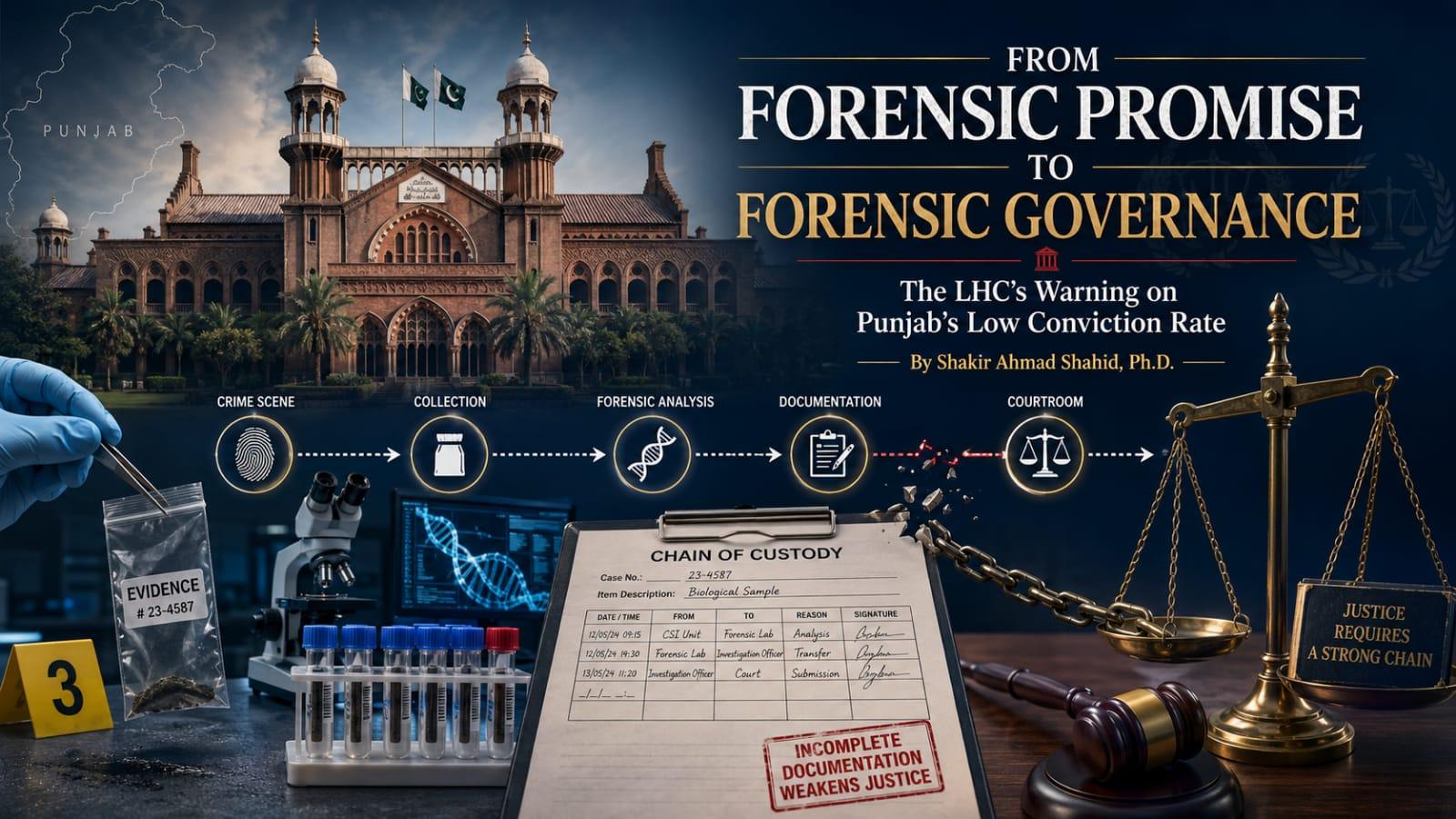 Criminal justice system in Punjab needs forensic evidence governance reforms