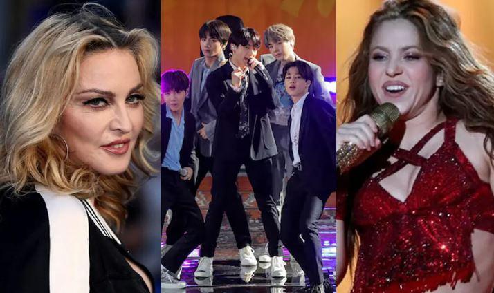 Madonna, BTS and Shakira to headline first World Cup final halftime show