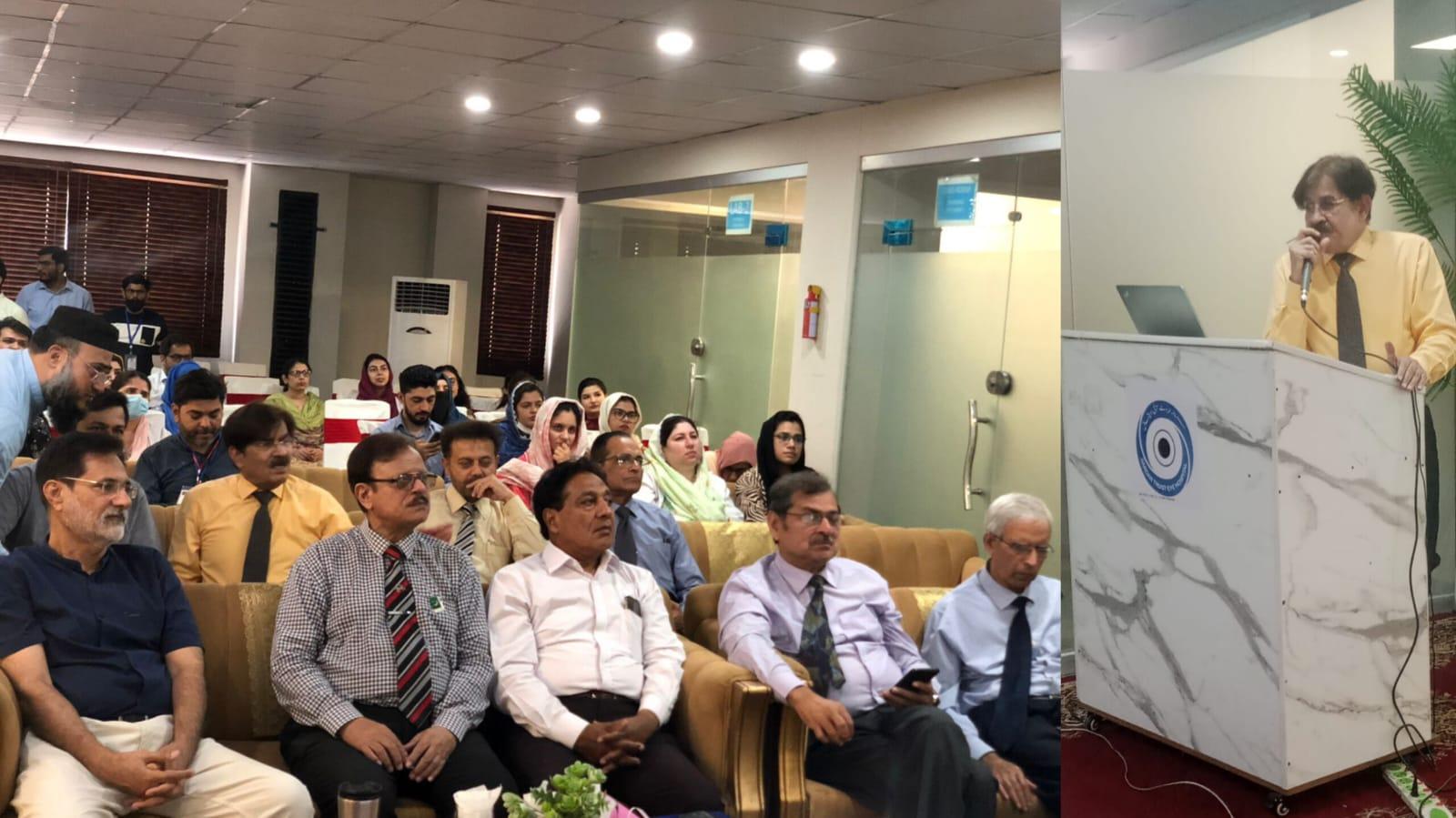 آپتھلمولوجیکل سوسائٹی اور پاکستان میڈیکل ایسوسی ایشن کے باہمی اشتراک سے "کالا موتیا کے جدید علاج" پر ورکشاپ کا انعقاد