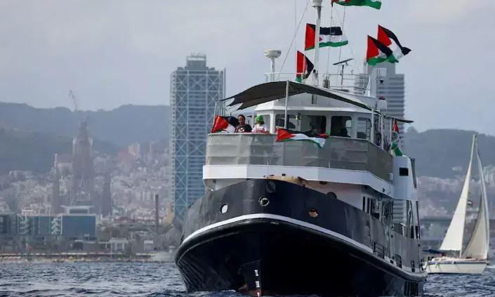 Gaza-bound flotilla says Israeli forces intercepting fleet near Cyprus