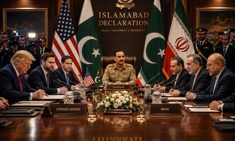 امریکا ایران معاہدے کا اعلان پاکستان کرے گا،جسے ’اسلام آباد ڈیکلریشن‘ کا نام دیا جائے گا،سعودی میڈیا