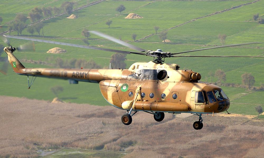 Pakistan Army Mi-17 helicopter crashes near zuzaffarabad, all onboard personnel martyred