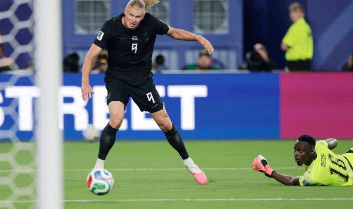 Haaland's double double sends Norway into World Cup last 32