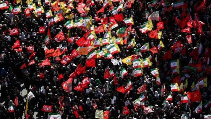 'People seek revenge': Crowds mass in Iran's Mashhad for Khamenei's burial