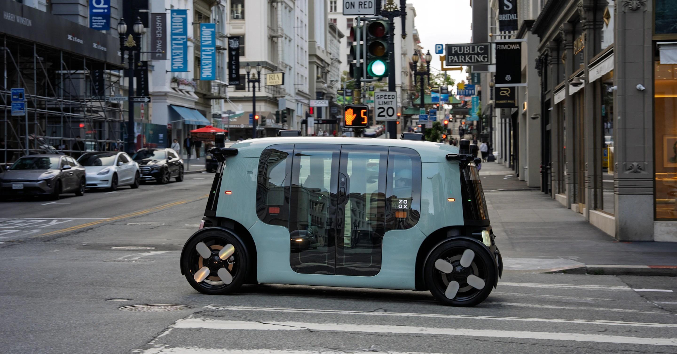 Zoox can now charge for rides in its steering-wheel-free robotaxis