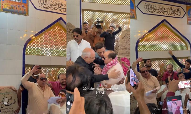 نصرت فتح علی خان کی آخری آرام گاہ پر ایسا کیا ہوا؟ نئی ویڈیو نے نئی بحث چھیڑ دی
