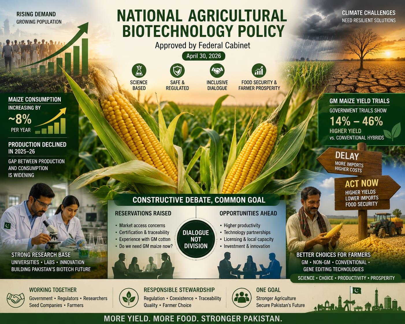 More crop productivity: GM maize debate gains momentum in Pakistan