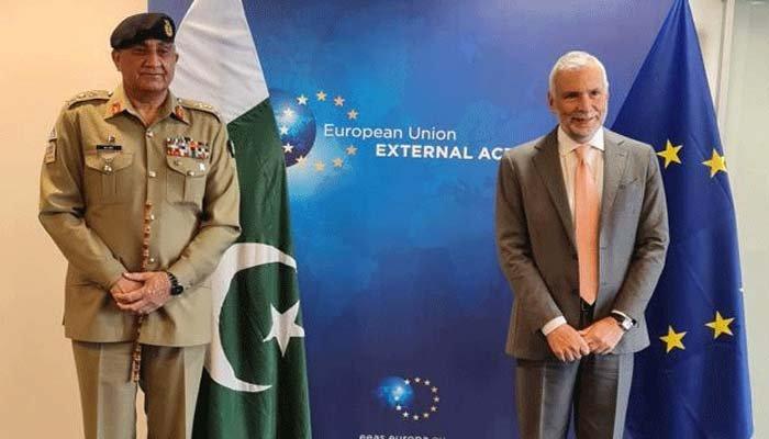 پاکستان یورپی یونین ممالک  سے تعلقات کوخصوصی اہمیت دیتا ہے : آرمی چیف 
