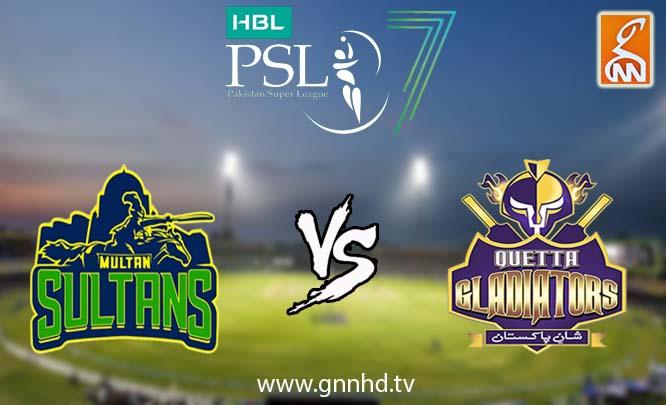 PSL7: Multan Sultans elect to bat first against Quetta Gladiators