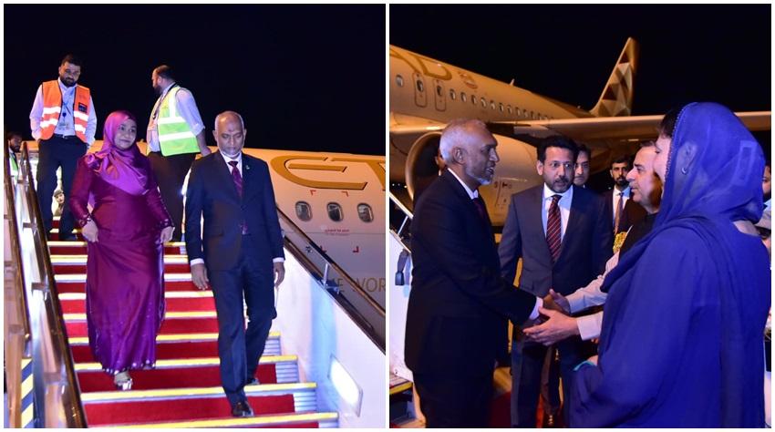 Maldives President is in Islamabad to hold talks with Pakistani leadership
