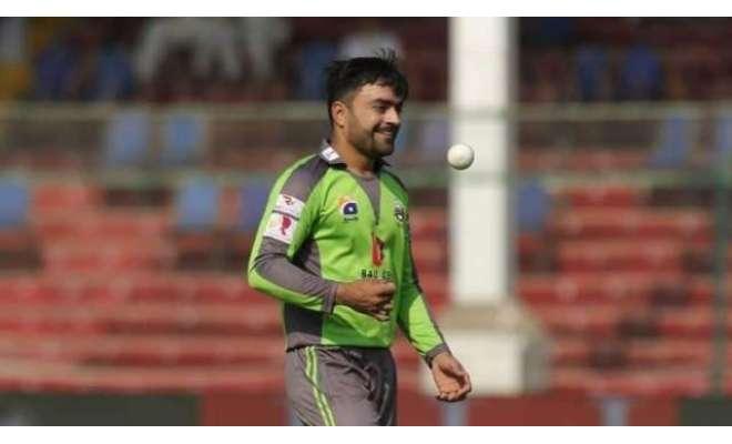 پی ایس ایل 7 : لاہور قلندرز میں شامل افغان لیگ اسپنر راشد خان ایونٹ میں آج اپنا آخری میچ کھیلیں گے