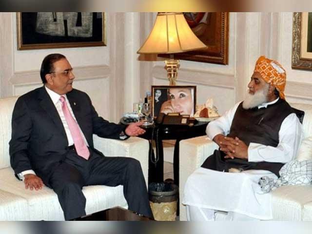 تحریک عدم اعتماد: مشاورت کے لیےمولانا فضل الرحمان اورآصف زرداری کی ملاقات طے