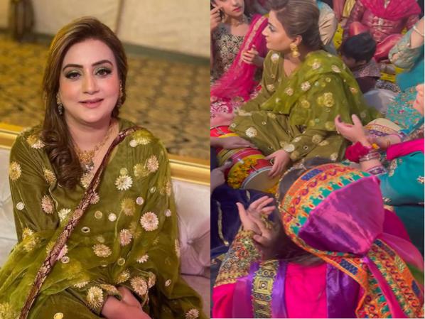 Video goes viral as Azma Bukhari plays dhol at wedding 