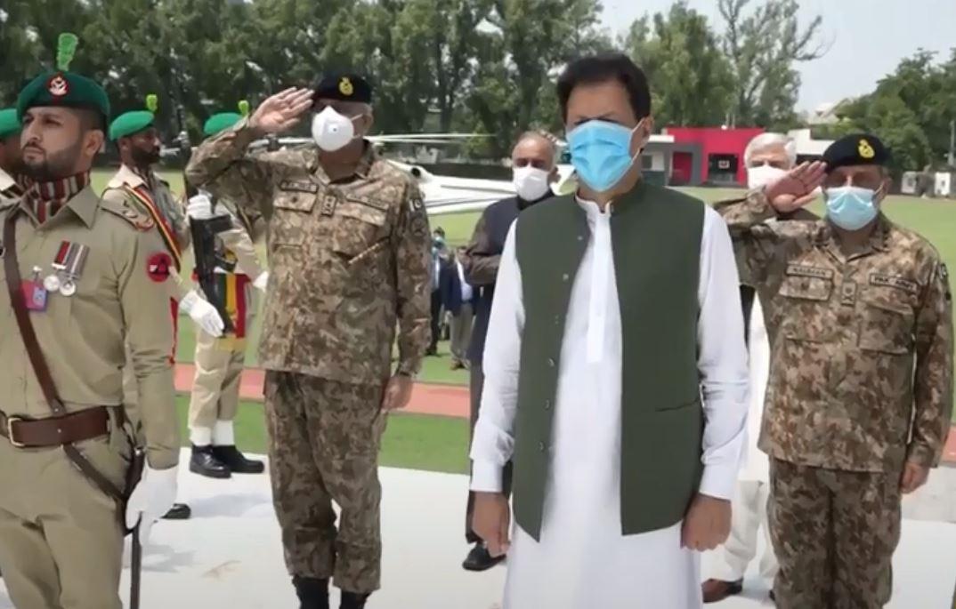 PM Imran briefed on security situation during visit to Peshawar Corps Headquarters