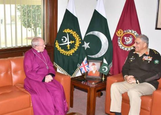 Archbishop of Canterbury calls on COAS Bajwa 