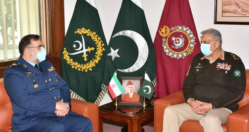 Pakistan wants close ties with its neighbours, COAS tells Iran Air Force commander