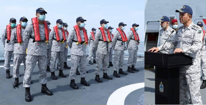 Naval chief visits forward naval posts amid major maritime exercise SEASPARK 2022