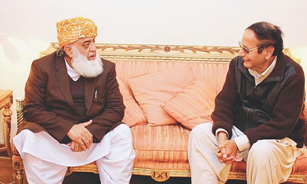 Ch Shujaat, Fazlur Rehman discuss ongoing political situation