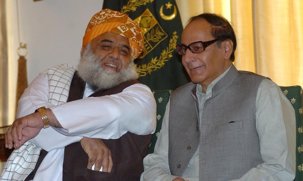 No-confidence motion: Inside story of Chaudhry Shujaat, Maulana Fazlur Rehman's meet-up