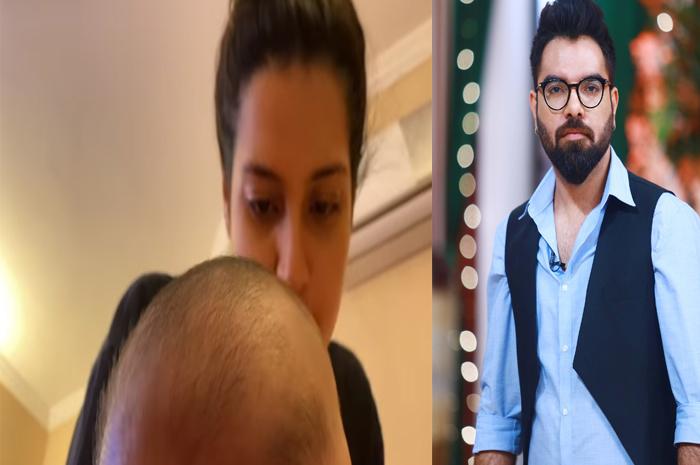 “Never judge a mother”: Yasir Hussain shares video of Iqra Aziz singing ‘Baby Shark’ to son Kabir