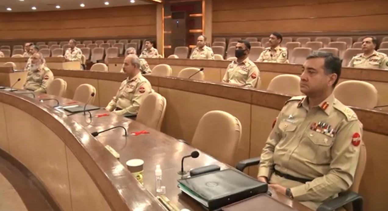 کور کمانڈر کانفرنس, پاکستانی حدود میں بھارتی میزائل گرنے پر تشویش کا اظہار