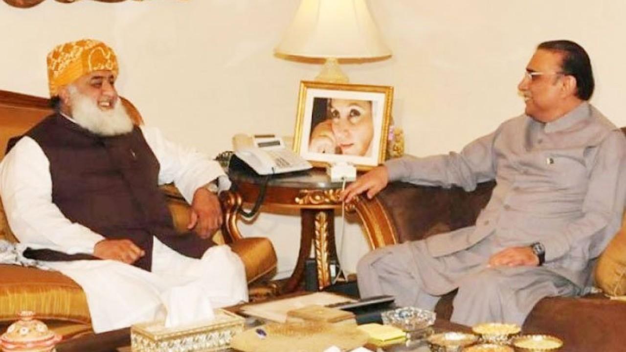 آصف  زرداری کی فضل الرحمان سے ملاقات کی اندرونی کہانی سامنے آگئی