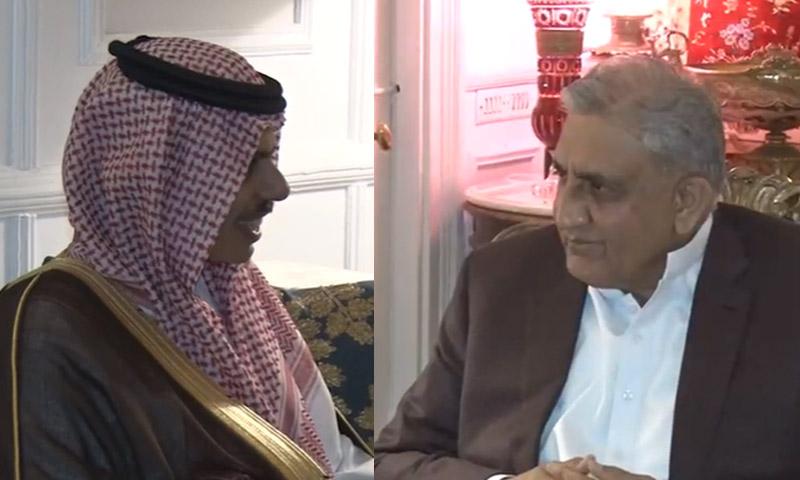 آرمی چیف جنرل قمر جاوید باجوہ کی سعودی وزیرخارجہ سے ملاقات،آئی ایس پی آر