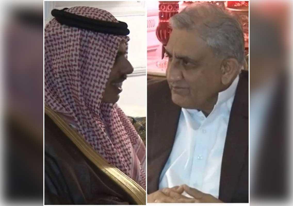 Saudi FM calls on General Bajwa; discusses variety of issues