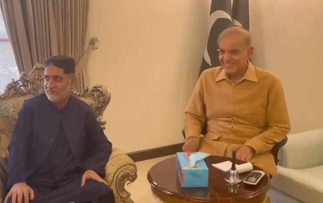 BNP's Mengal meets Shahbaz Sharif, discusses political situation