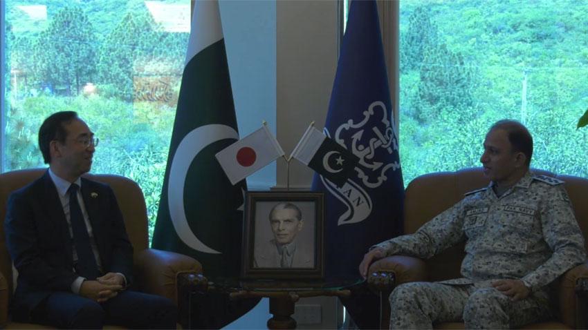 Japanese envoy calls on Naval Chief in Islamabad