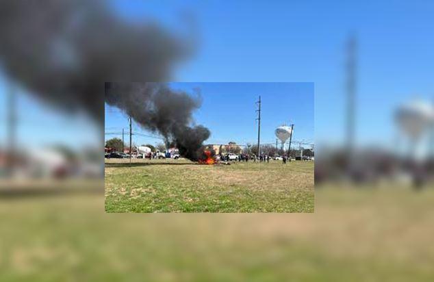 Two killed in fiery Dallas chopper crash