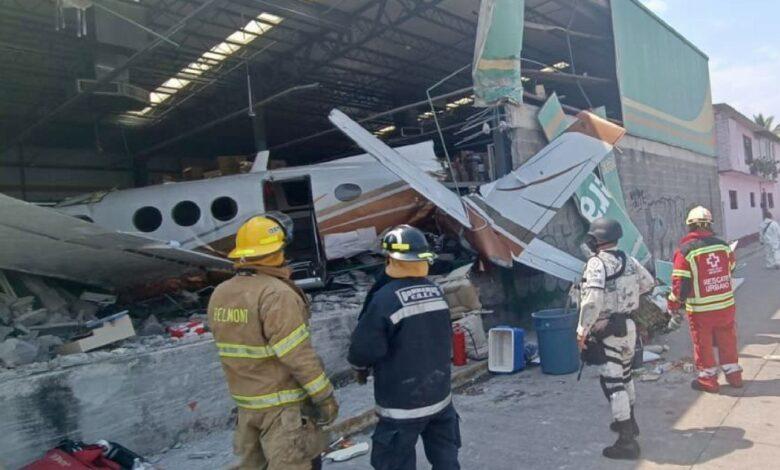 Small plane crashes into Mexican grocery store, kills three