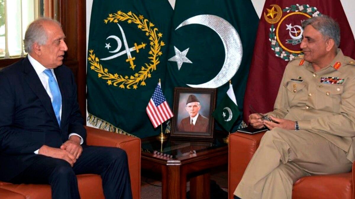 آرمی چیف سے سابق امریکی مندوب زلمے خلیل زاد کی ملاقات