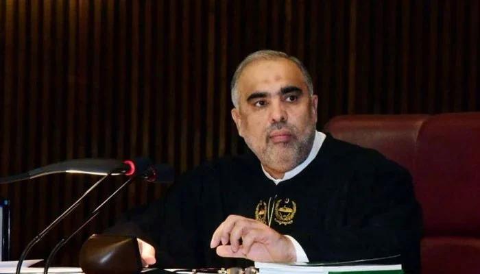 اسپیکر اسد قیصر نےعدم اعتماد مسترد کرنے کی رولنگ کی توثیق کردی