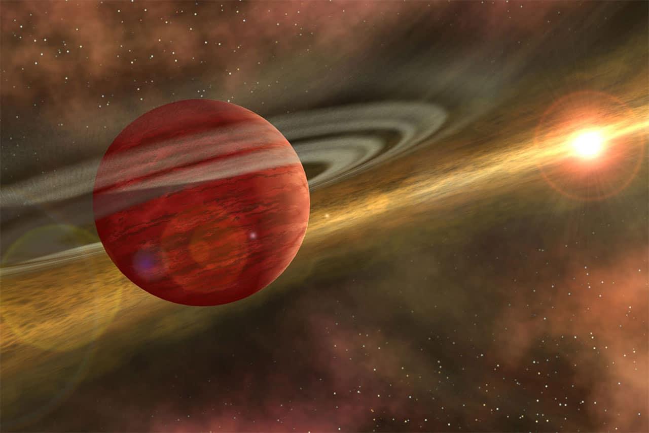 Gigantic Jupiter-like alien planet observed still 'in the womb'