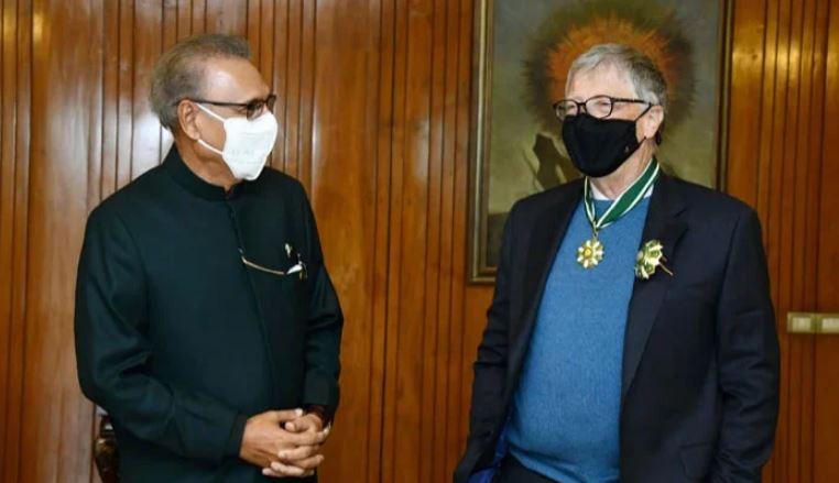 بل گیٹس کی جانب سے صدر عارف علوی کے نام خط