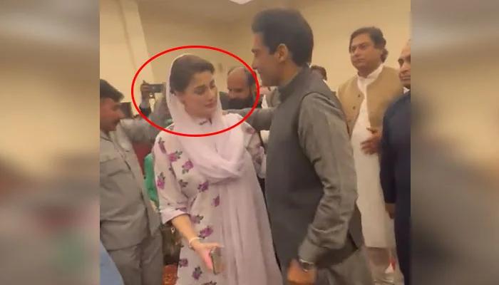 پنجاب اسمبلی کے علامتی اجلاس میں حمزہ شہباز کے حق میں قرار داد پاس ہونے پر مریم نواز آبدیدہ ہوگئیں