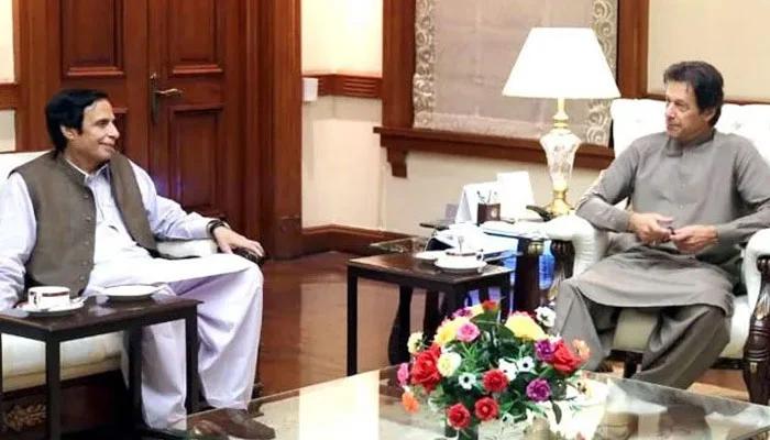 عمران خان اور  اسپیکر پنجاب اسمبلی چوہدری پرویز الہٰی کے درمیان ٹیلی فونک رابطہ