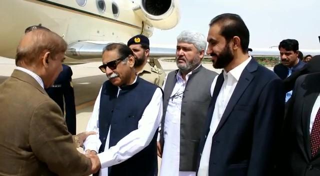 PM Shehbaz arrives in Quetta