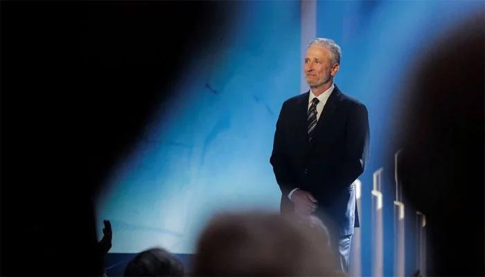 Comedian Jon Stewart feted for humor, advocacy with Mark Twain Prize