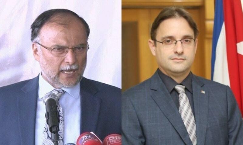 احسن اقبال کے’توہین آمیز‘ تبصرے پر  کیوبا کے سفیر کا  ردِعمل