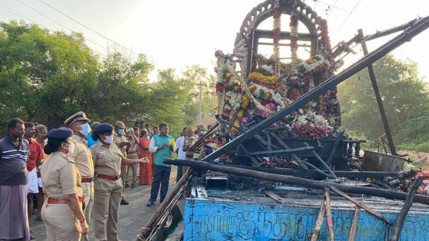 India: 11 electrocuted during temple chariot procession