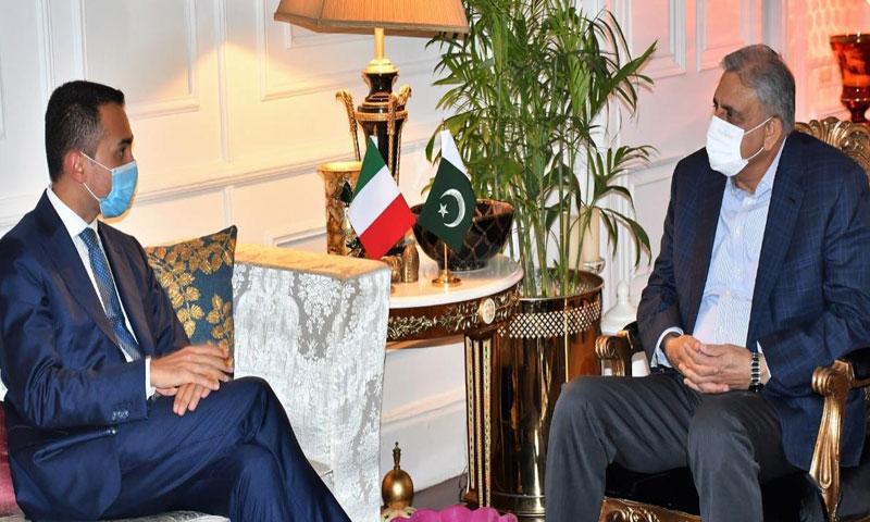 اٹلی کے وزیرخارجہ کی جنرل قمر جاوید باجوہ سے ملاقات