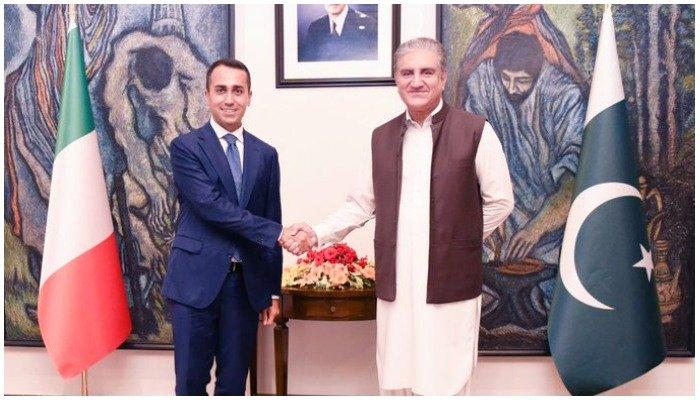 FM Shah Mehmood Qureshi meets Italian counterpart