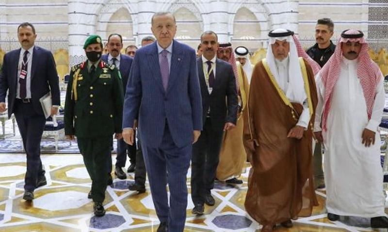 2017 کے بعد ترک صدر کا پہلا سعودی عرب کا دورہ